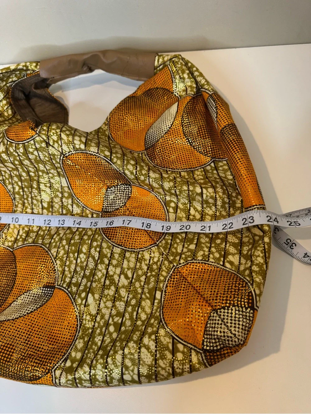 Love Beats Boutique Margie McClarin African Print Hobo Shoulder Bag